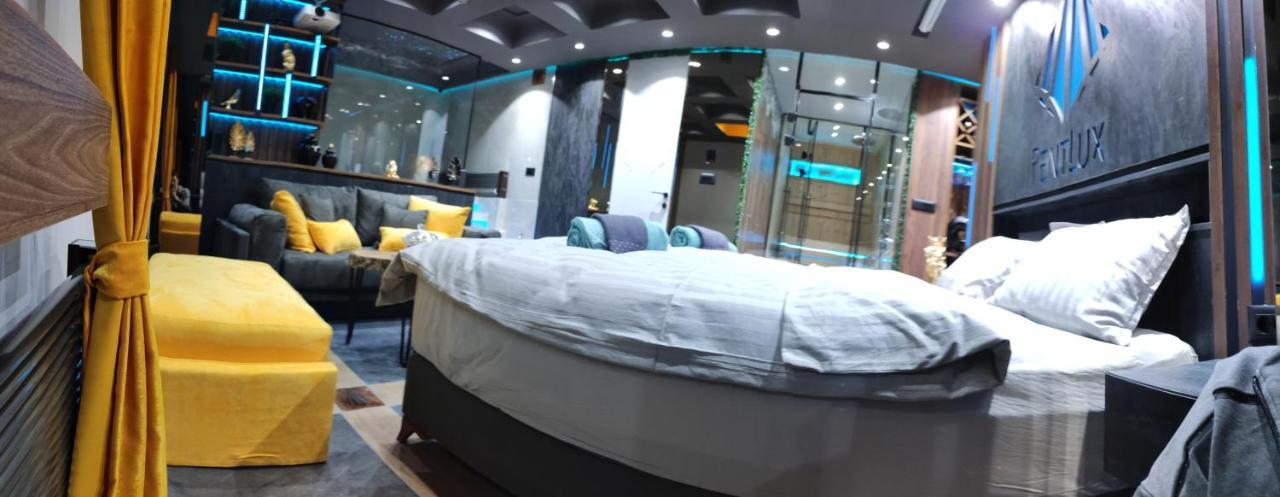 Smart Luxury Penthouse Suites - Private Sauna, Hot-Tub, Home Cinema At The Best Location In สโกเปีย ภายนอก รูปภาพ