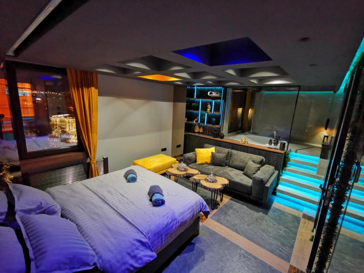 Smart Luxury Penthouse Suites - Private Sauna, Hot-Tub, Home Cinema At The Best Location In สโกเปีย ภายนอก รูปภาพ